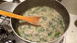 arroz com taioba
