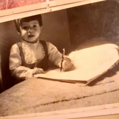 Claudia aos 2 anos
